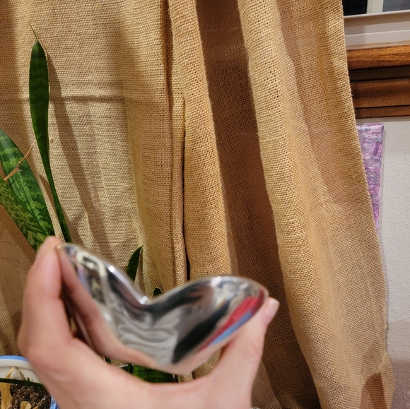 Nambe amore metal heart trinket dish - Picture 7 of 11